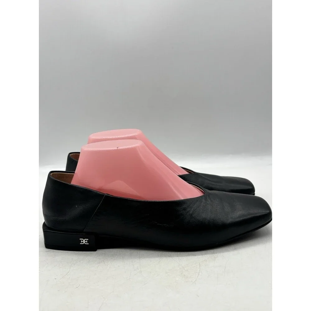 Sam Edelman Kasey Ballet Flats Black Leather Women’s Sz 9 Square Toe